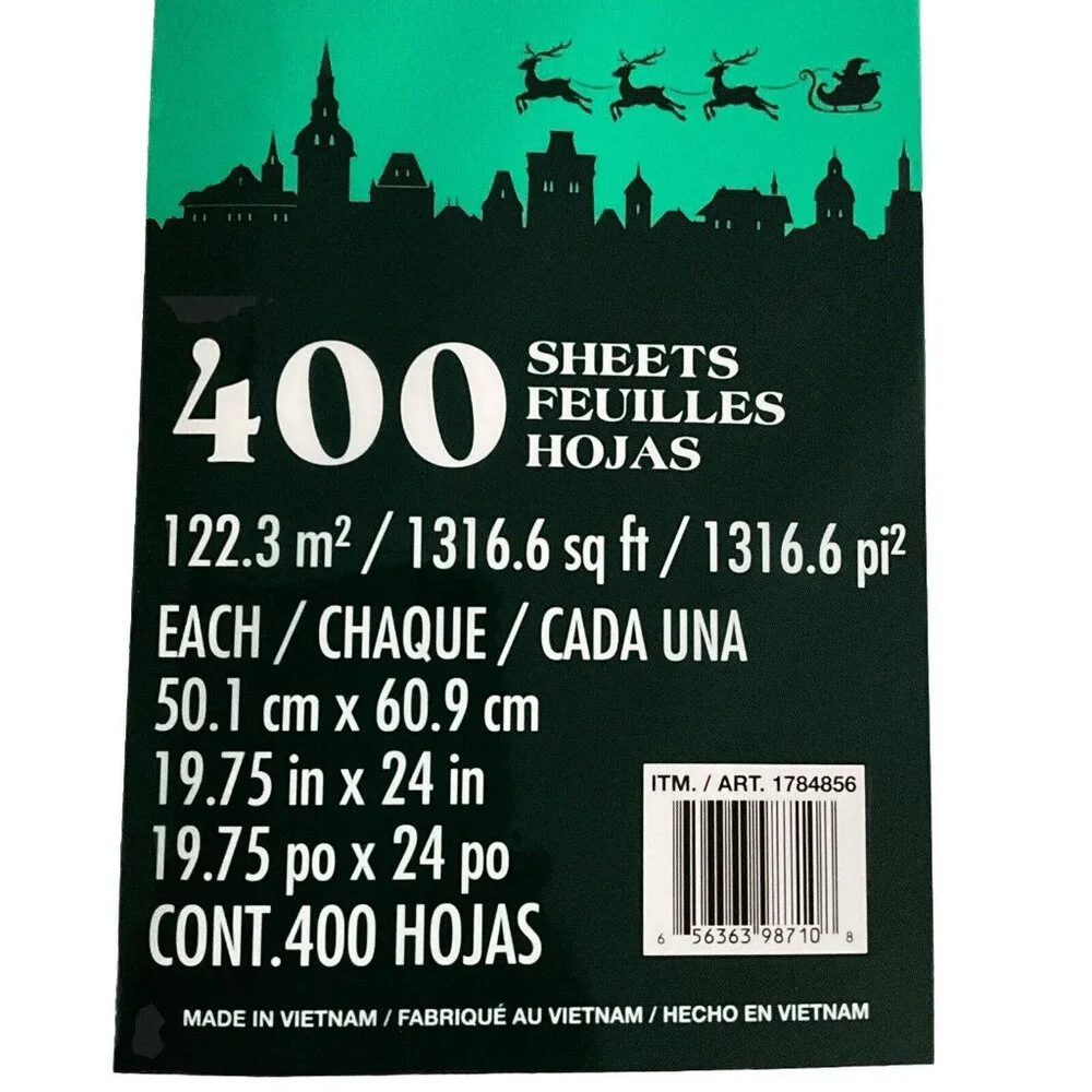 Kirkland Signature Gift Tissue Paper White 1 Pack 400 Sheets